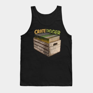 Crate Digger Vinyl Collector Tank Top